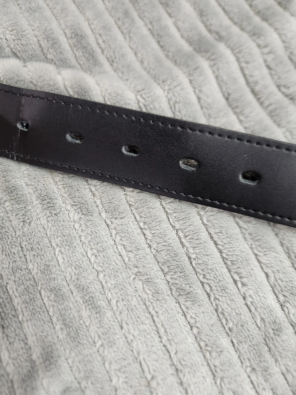 Oobe Black Unisex  black Leather Barton Belt Size M Approx. 40 in Everyday Use